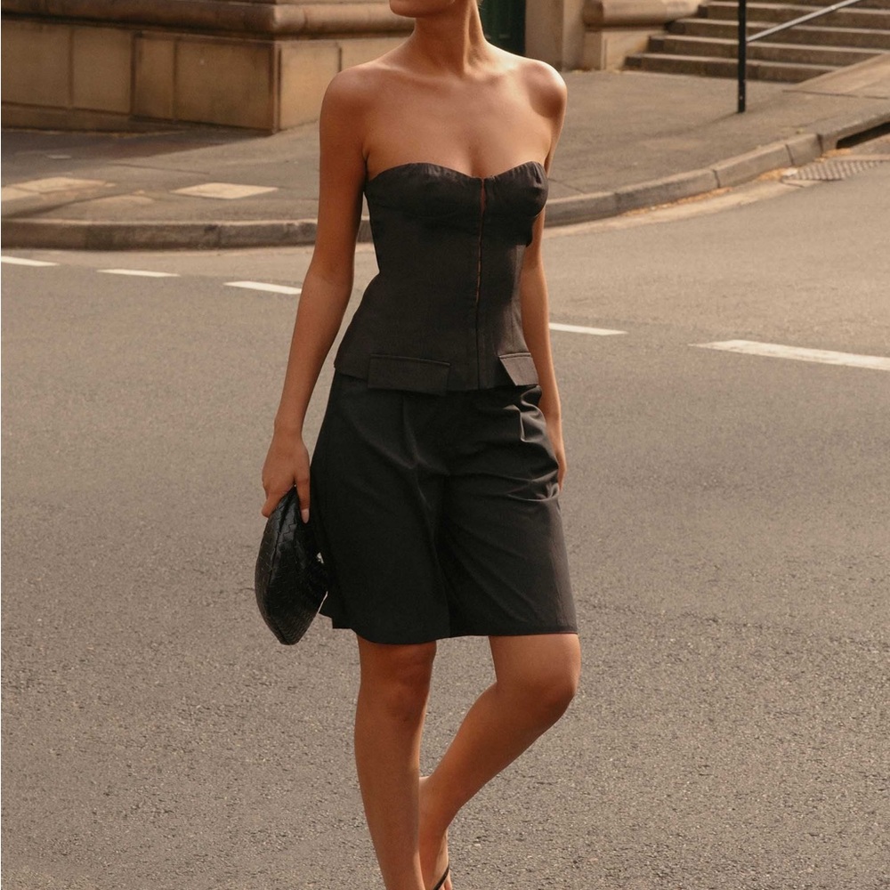 Peppermayo Black corset top